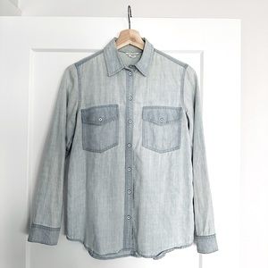 Club Monaco light denim shirts